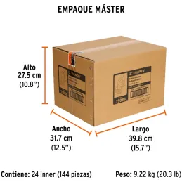 Cabeza Infladora de Llantas Hembra, Fabricada en Laton, 1/4 NPT, BOCH-HEM-1/4 19088 Truper Truper-Cabeza Infladora de Llantas He
