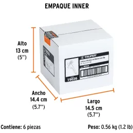 Cabeza Infladora de Llantas con Clip Hembra, Click para fijar valvula al Pivote, 1/4 NPT, BOCH 19026 Truper Truper-Cabeza Inflad