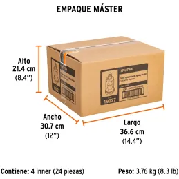 Filtro Separador de Agua y Aceite, Cuerpo de Aluminio, Maxima 120PSI, FISE 19027 Truper Truper-Filtro Separador de Agua y Aceite