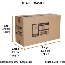 Pistola para Recubriemiento, Aleacion de Aluminio, 50 a 90 PSI, PIRE-673 19232 Truper Truper-Pistola para Recubriemiento, Aleaci