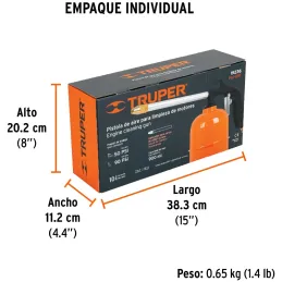 Pistola para Limpieza de Motores, Aleacion de Aluminio, 45 a 70PSI, PILI-697 19236 Truper Truper-Pistola para Limpieza de Motore