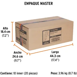 Pistola Metalica para Sopletear, Cuerpo de Aluminio Presion Max 90PSI, 1/4 NPT, PISO-695 19235 Truper Truper-Pistola Metalica pa