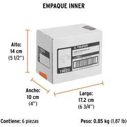 Pistola Mini Metalica para Sopletear, Cuerpo Metalico, Diseño Compacto, 1/4 NPT, PISO-1 19023 Truper Truper-Pistola Mini Metalic