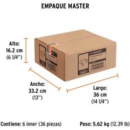 Pistola Mini Metalica para Sopletear, Cuerpo Metalico, Diseño Compacto, 1/4 NPT, PISO-1 19023 Truper Truper-Pistola Mini Metalic