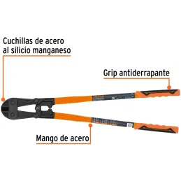Cizallas Profesionales Corte 9/16" Medida 36", Acero al cromo molibdeno, CP-36X 12835 Truper Truper-Cizallas Profesionales Corte