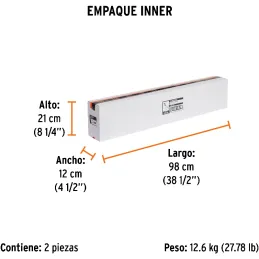 Cizallas Profesionales Corte 9/16" Medida 36", Acero al cromo molibdeno, CP-36X 12835 Truper Truper-Cizallas Profesionales Corte
