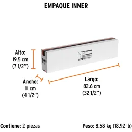 Cizallas Profesionales Corte 1/2" Medida 30", Acero al cromo molibdeno, CP-30X 12834 Truper Truper-Cizallas Profesionales Corte 
