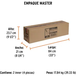 Cizallas Profesionales Corte 1/2" Medida 30", Acero al cromo molibdeno, CP-30X 12834 Truper Truper-Cizallas Profesionales Corte 