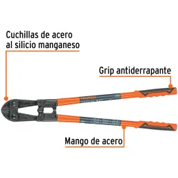 Cizallas Profesionales Corte 7/16" Medida 24", Acero al cromo molibdeno, CP-24X 12833 Truper Truper-Cizallas Profesionales Corte