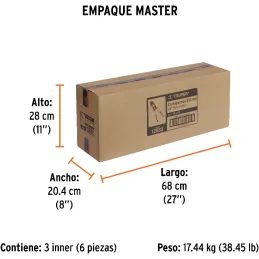 Cizallas Profesionales Corte 7/16" Medida 24", Acero al cromo molibdeno, CP-24X 12833 Truper Truper-Cizallas Profesionales Corte