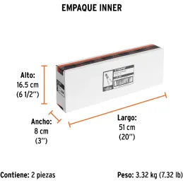 Cizallas Profesionales Corte 3/8" Medida 18", Acero al cromo molibdeno, CP-18X 12832 Truper Truper-Cizallas Profesionales Corte 
