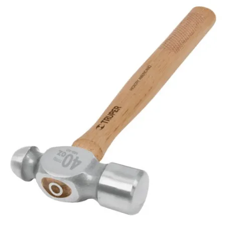  Martillos 40oz Cabeza Bola C41mm MHickoryGrip17" Truper 16905 43.220339 Martillo de Bola Cabeza 40 oz, Boca 1 5/8", Mango Hicko