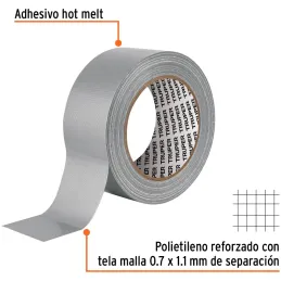 Cintas Ducte Tape 48mm x30m Resistente a Temperaturas Truper 12587 Truper-Cintas Ducte Tape 48mm x30m Resistente a Temperaturas 