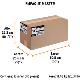 Cintas Ducte Tape 48mm x30m Resistente a Temperaturas Truper 12587 Truper-Cintas Ducte Tape 48mm x30m Resistente a Temperaturas 