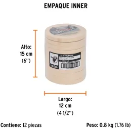 Cintas Masking Tape 12mm x50m Alta Resistencia Truper 12589 Truper-Cintas Masking Tape 12mm x50m Alta Resistencia Truper 12589 C
