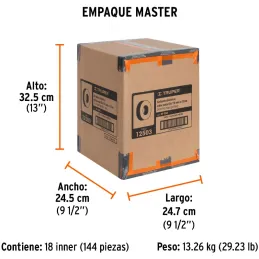 Cintas Aislantes 19mm x18m Amarillo acrilico E0.18mm Flexible Encogible Truper 12503 Truper-Cintas Aislantes 19mm x18m Amarillo 