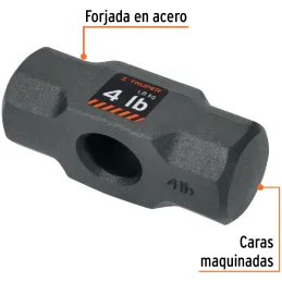 Cabezas de Comba Octagonal 4lb Ojillo Ovalado Truper 10579 Truper-Cabezas de Comba Octagonal 4lb Ojillo Ovalado Truper 10579 Cab