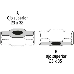 Cabezas de Comba Octagonal 4lb Ojillo Ovalado Truper 10579 Truper-Cabezas de Comba Octagonal 4lb Ojillo Ovalado Truper 10579 Cab