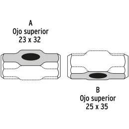 Cabezas de Comba Octagonal 3lb Ojillo Ovalado Truper 10649 Truper-Cabezas de Comba Octagonal 3lb Ojillo Ovalado Truper 10649 Cab