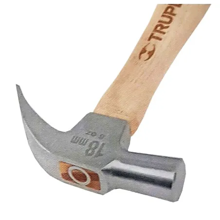  Martillos 20oz Cabeza Conica C29mm Ucurva MMadera14" Truper 10561 15.423729 Martillo Pulidos uña curva Cabeza Conica 20 oz, Boc