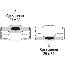 Cabezas de Comba Octagonal 2lb Ojillo Ovalado Truper 10578 Truper-Cabezas de Comba Octagonal 2lb Ojillo Ovalado Truper 10578 Cab