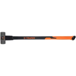 Combas 6lb Octagonales Mango36" Fibra de Vidrio, Cara Maquinada, MD-6F 19884 Truper Truper-Combas 6lb Octagonales Mango36" Fibra