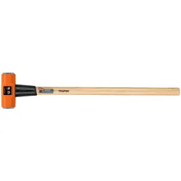 Combas 12lb Octagonales Mango36" Cara Maquinada con protector termoplastico, MD-12M 16513 Truper Truper-Combas 12lb Octagonales 