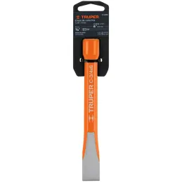 Cincel Plano 6" Cuña 3/4", Acero al cromo Vanadio, Cabeza grande, C-3/4X6 12139 Truper Truper-Cincel Plano 6" Cuña 3/4", Acero a