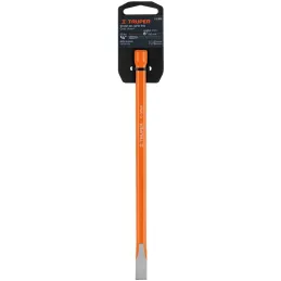 Cincel Plano 8" Cuña 3/8", Acero al cromo Vanadio, Cabeza grande, C-3/8X8 12109 Truper Truper-Cincel Plano 8" Cuña 3/8", Acero a