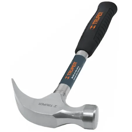  Martillos 16oz Cabeza Americana C28mm Ucurva MTubular13" Truper 16700 21.186441 Martillo Tubular Pulido una curva Cabeza 16 oz,