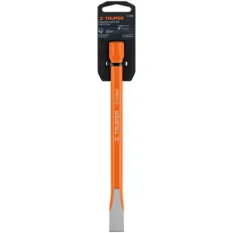 Cincel Plano 8" Cuña 5/8", Acero al cromo Vanadio, Cabeza grande, C-5/8X8 12130 Truper Truper-Cincel Plano 8" Cuña 5/8", Acero a