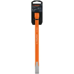 Cincel Plano 8" Cuña 1/2", Acero al cromo Vanadio, Cabeza grande, C-1/2X8 12118 Truper Truper-Cincel Plano 8" Cuña 1/2", Acero a