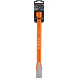 Cincel Plano 10" Cuña 7/8", Acero al cromo Vanadio, Cabeza grande, C-7/8X10 12154 Truper Truper-Cincel Plano 10" Cuña 7/8", Acer