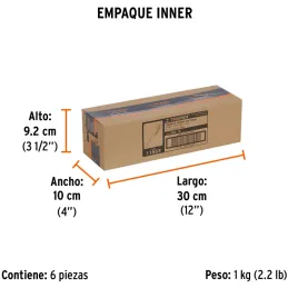 Cepillo con Cerdas de Acero al Carbono 51 Pinceles, Calibre 0.35mm, L 29.5cm A 2.7cm, CEA-18 11553 Truper Truper-Cepillo con Cer