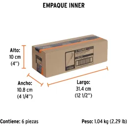 Cepillo con Cerdas de Acero al Carbono 51 Pinceles, Calibre 0.35mm Con Espatula, L 29.5cm A 2.7cm, CEA-18E 11539 Truper Truper-C