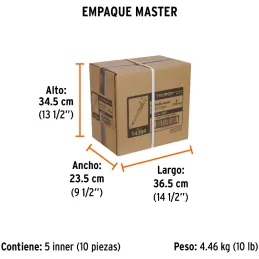 Calibrador Analogico Pulgadas y Milimetros 6 o 150mm", en acero inoxidable, CAL-6MP 14394 Truper Truper-Calibrador Analogico Pul