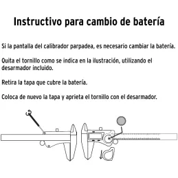 Calibrador Digital Pulgadas y Milimetros 6 o 150mm en acero inoxidable, CALDI-6MP 14388 Truper Truper-Calibrador Digital Pulgada