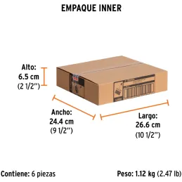 Brochas Profesionales 6" 66x19mm ResisteSolvente 14488 Truper Truper-Brochas Profesionales 6" 66x19mm ResisteSolvente 14488 Trup