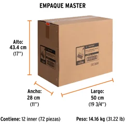Brochas Profesionales 6" 66x19mm ResisteSolvente 14488 Truper Truper-Brochas Profesionales 6" 66x19mm ResisteSolvente 14488 Trup