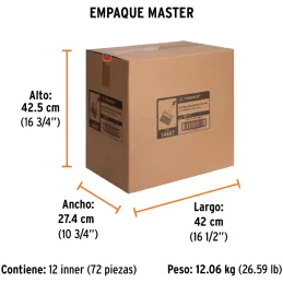Brochas Profesionales 5" 66x17mm ResisteSolvente 14487 Truper Truper-Brochas Profesionales 5" 66x17mm ResisteSolvente 14487 Trup