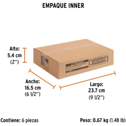 Brochas Profesionales 4" 60x16.5mm ResisteSolvente 14486 Truper Truper-Brochas Profesionales 4" 60x16.5mm ResisteSolvente 14486 