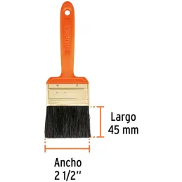 Brochas Profesionales 2 1/2" 48x11.5mm ResisteSolvente Truper 14484 Truper-Brochas Profesionales 2 1/2" 48x11.5mm ResisteSolvent