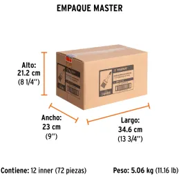Brochas Profesionales 2 1/2" 48x11.5mm ResisteSolvente Truper 14484 Truper-Brochas Profesionales 2 1/2" 48x11.5mm ResisteSolvent
