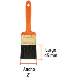 Brochas Profesionales 2" 48x11mm ResisteSolvente 14483 Truper Truper-Brochas Profesionales 2" 48x11mm ResisteSolvente 14483 Trup