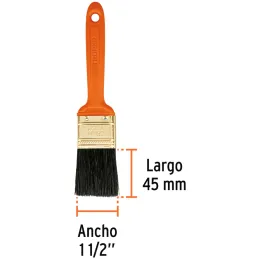 Brochas Profesionales 1 1/2" 48x10mm ResistenteASolvente Truper 14482 Truper-Brochas Profesionales 1 1/2" 48x10mm ResistenteASol