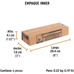 Brochas Profesionales 1 1/2" 48x10mm ResistenteASolvente Truper 14482 Truper-Brochas Profesionales 1 1/2" 48x10mm ResistenteASol