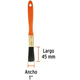 Brochas Profesionales 1/2" 48x8mm ResisteSolvente Truper 14480 Truper-Brochas Profesionales 1/2" 48x8mm ResisteSolvente Truper 1