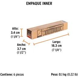 Brochas Profesionales 1/2" 48x8mm ResisteSolvente Truper 14480 Truper-Brochas Profesionales 1/2" 48x8mm ResisteSolvente Truper 1