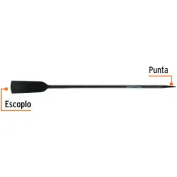Barretas Agricola 1" 130cm 6kg E102mm Truper 19986 Truper-Barretas Agricola 1" 130cm 6kg E102mm Truper 19986 Fabricada en acero 
