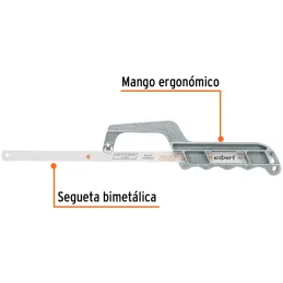 Mini Arco de Aluminio 12" con Sierra de 18 dpp, para corte en espacios reducidos, MAT-12 10236 Truper Truper-Mini Arco de Alumin